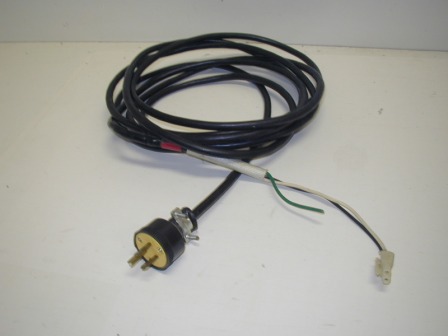 16 Ft Round Power Cord With New Plug From A Nintendo Cabinet (Item #12) $9.99